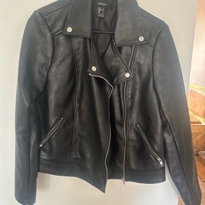 Forever 21 Black Leather Jacket